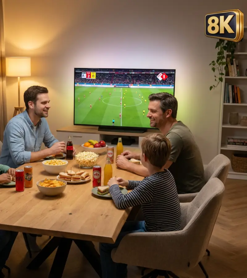 IPTV Nederland Strong 8K kijken naar NPO 1 op Smart TV